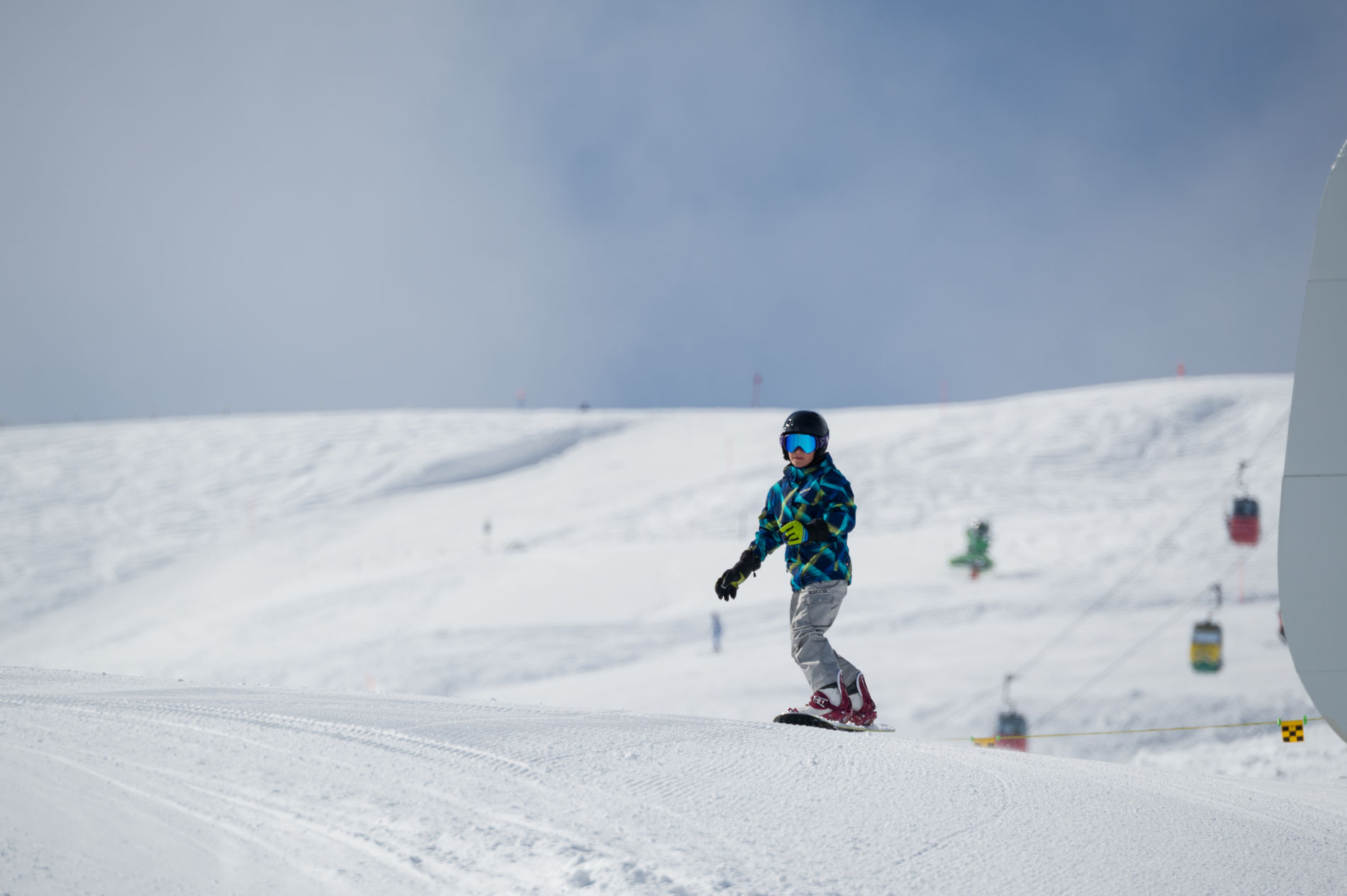 Ski und Snowboard Männlichen Berner Oberland